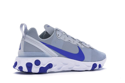Nike React Element 55 Pure Platinum Racer Blue