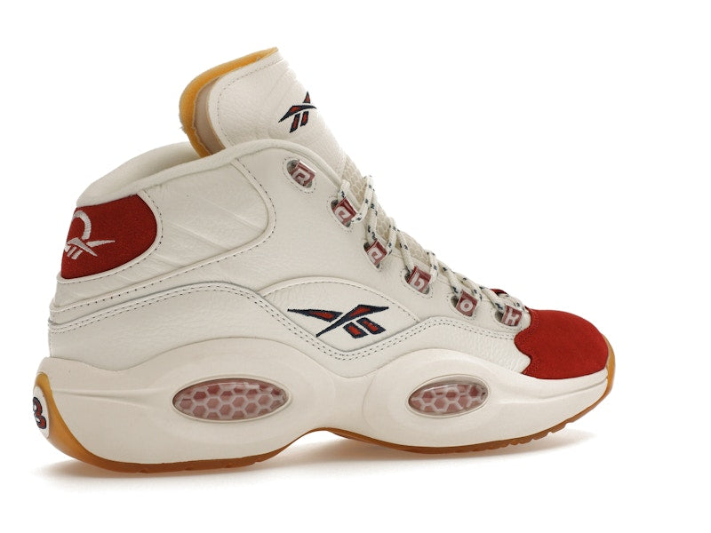 Reebok Question Mid Vintage Red Toe