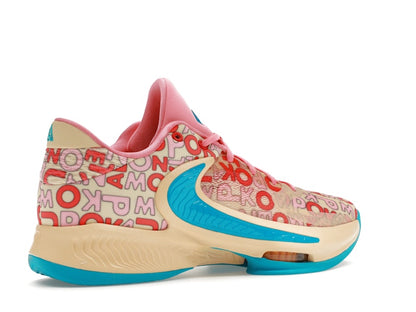 Nike Zoom Freak 4 Letter Bros Vanilla Lightning