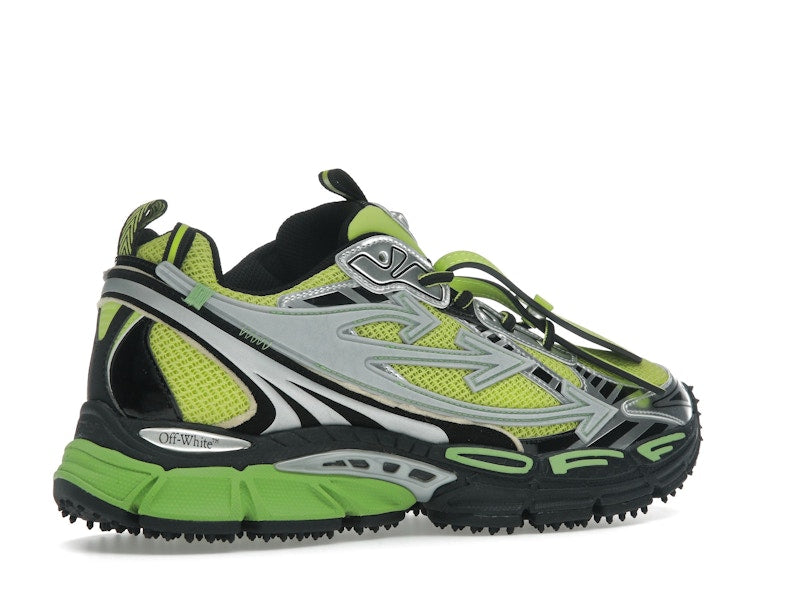 OFF-WHITE Be Right Back Silver Green Fluo