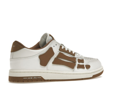 AMIRI Skel Top Low White Brown White