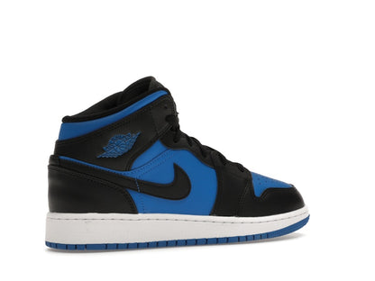 Jordan 1 Mid Black Royal Blue (GS)