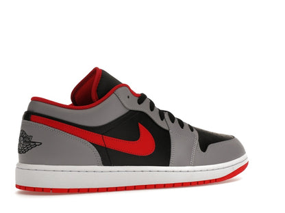 Jordan 1 Low Black Light Smoke Grey Gym Red