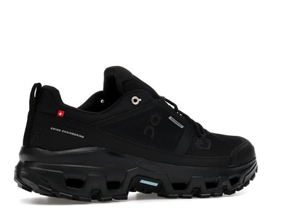 On Running Cloudrock Low Waterproof All Black