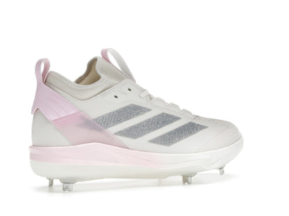 adidas Adizero Instinct+ 2.0 Chalk White Silver Metallic Clear Pink (Women's)