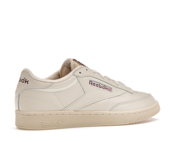 Reebok Club C 85 Chalk Alabaster Maroon
