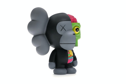 KAWS Bape Dissected Baby Milo Vinyl Figure Black