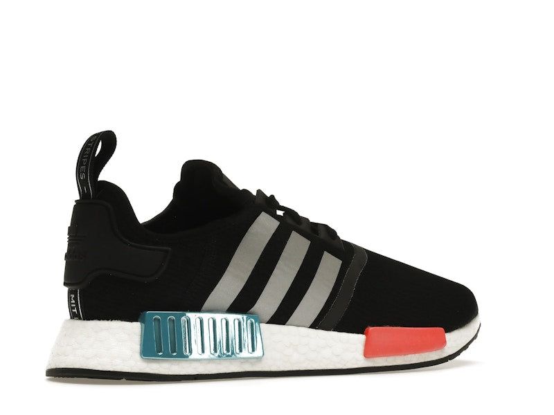 adidas NMD R1 Black Silver Solar Red