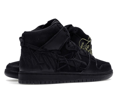 Nike SB Dunk High FAUST Black Gold