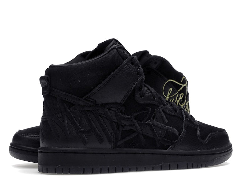 Nike SB Dunk High FAUST Black Gold