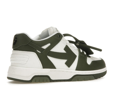 OFF-WHITE Out Of Office OOO Low Tops White Khaki