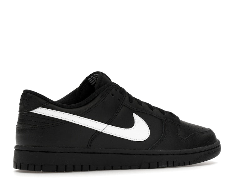 Nike Dunk Low Black White Swoosh