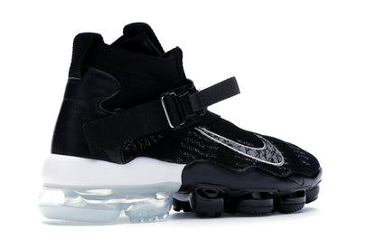 Nike Air VaporMax Premier Flyknit Black Metallic Silver White