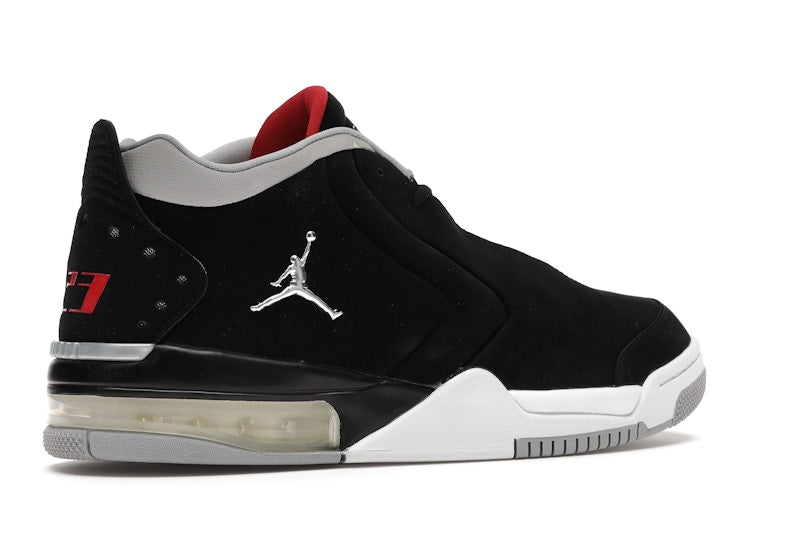 Jordan Big Fund Black Metallic Silver University Red
