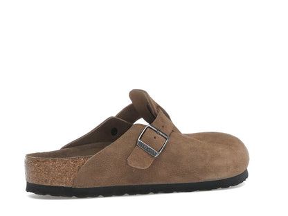 Birkenstock Boston Soft Footbed Suede Dark Tea Tonal