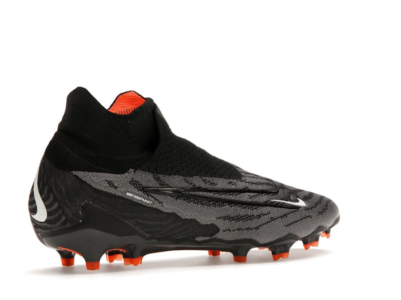 Nike Gripknit Phantom GX Elite Dynamic Fit FG Black Dark Smoke Grey Total Orange