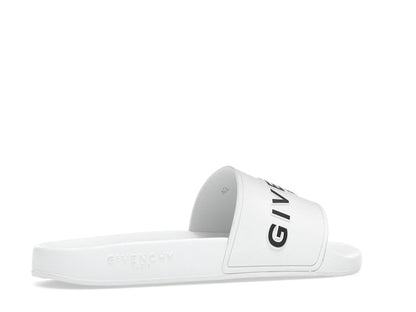 Givenchy Paris Flat Sandals White Black