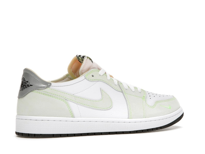 Jordan 1 Retro Low White Ghost Green Black