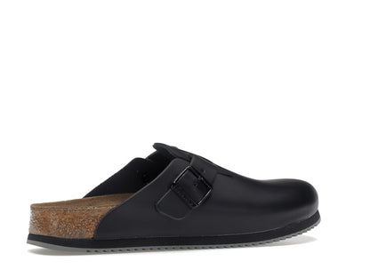Birkenstock Boston Super Grip Leather Black