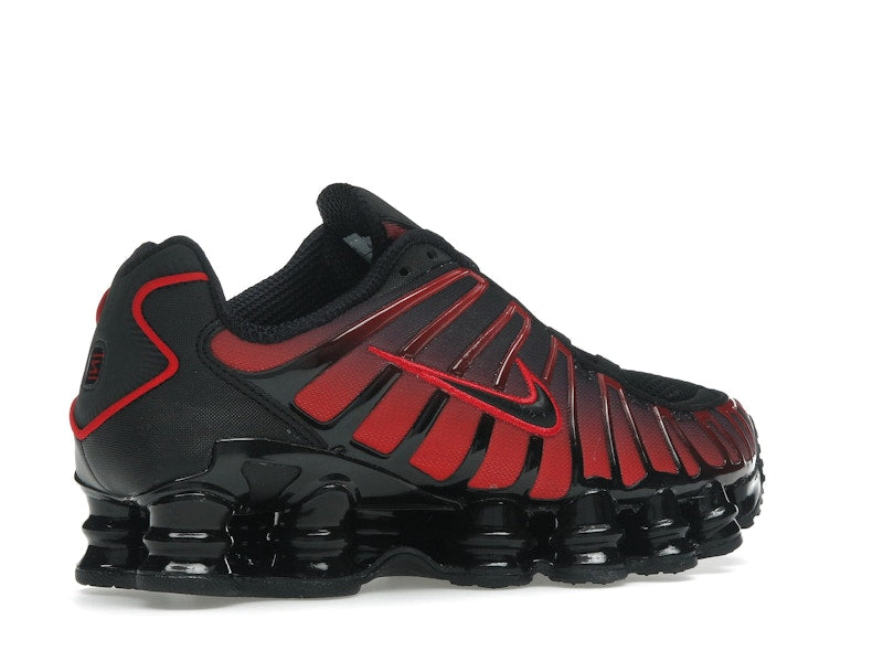 Nike Shox TL Black University Red Gradient