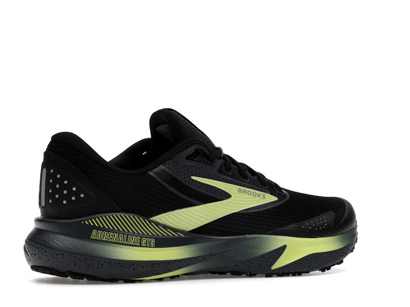 Brooks Adrenaline GTS 24 Weatherized Black Ebony New Yellow