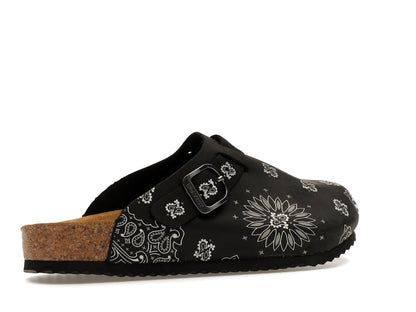 Bravest Studios Suede Paisley Clogs Black