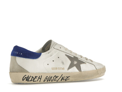 Golden Goose Super-Star White Snake Blue