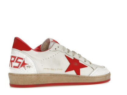 Golden Goose Ball-Star Low White Red