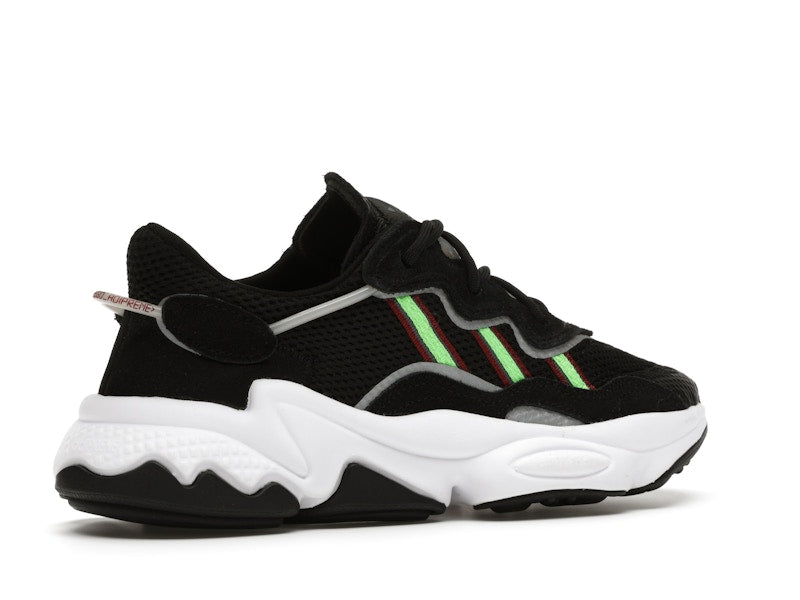 adidas Ozweego Core Black Solar Green (GS)