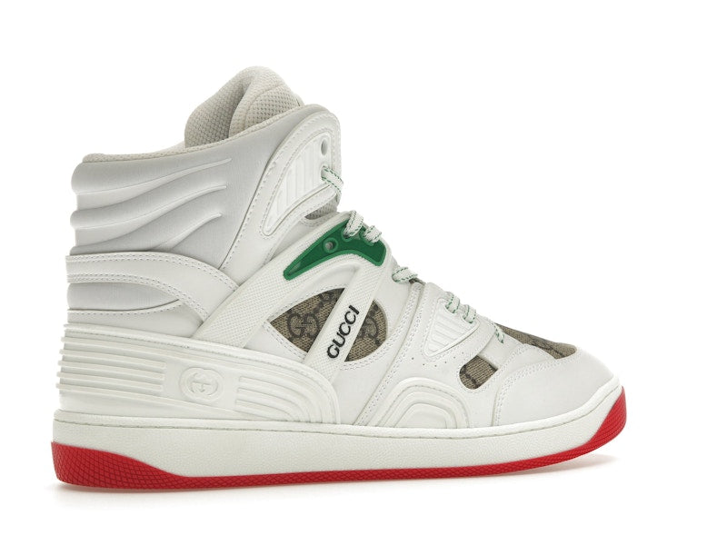 Gucci Basket White Demetra Red (Women's)