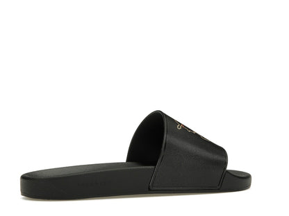 Burberry Check EKD Motif Slide Black