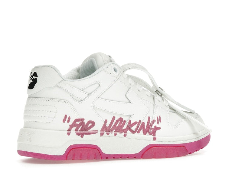 OFF-WHITE Out Of Office Low Tops (W) For Walking Fuschia