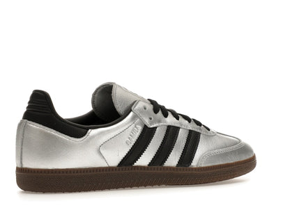 adidas Samba OG Silver Metallic Black Gum (Women's)