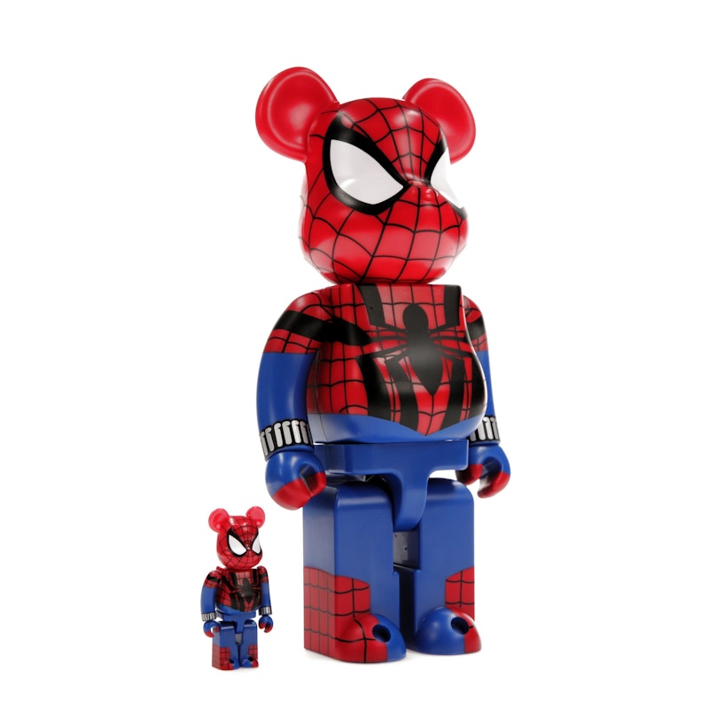Bearbrick x Marvel Spider-Man (Ben Reilly) 100% & 400% Set