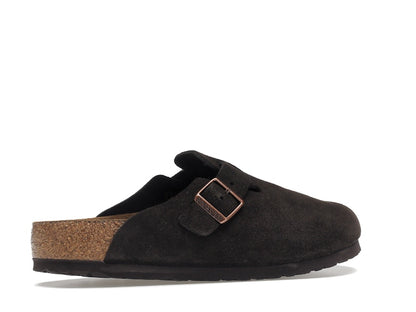 Birkenstock Boston Soft Footbed Suede  Mocha