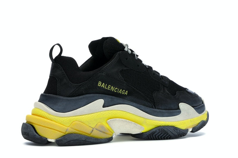 Balenciaga Triple S Black Yellow (Women's)