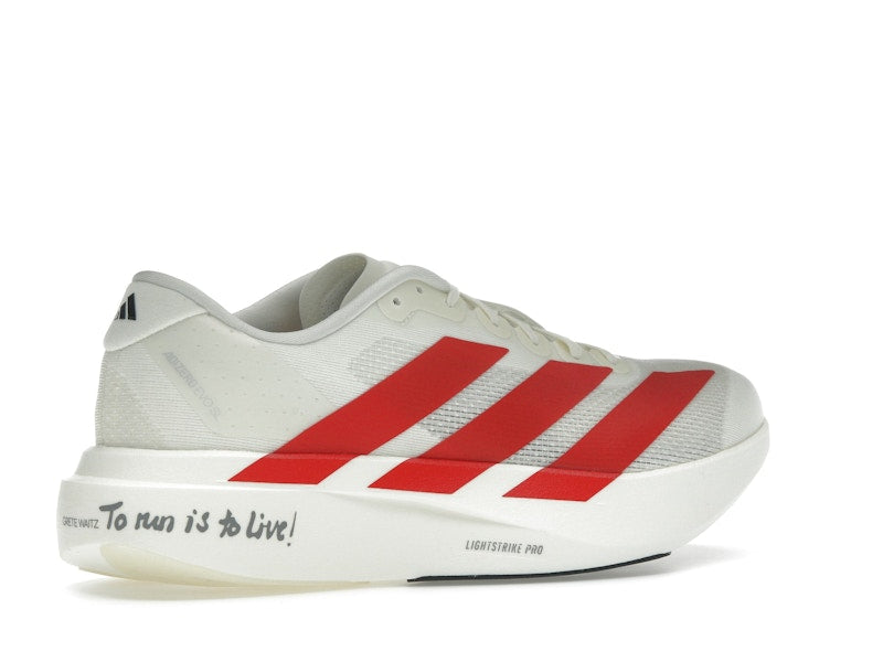 adidas Adizero EVO SL Off White Better Scarlet