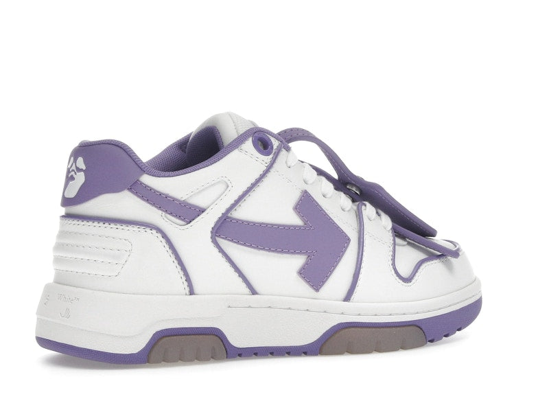 OFF-WHITE Out Of Office OOO Low Tops Outlined White Lilac Purple (Women's)