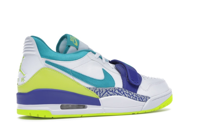 Jordan Legacy 312 Low Ultramarine Neon Yellow Aquamarine