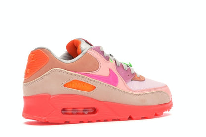 Nike Air Max 90 PRM Platinum Crimson/Bright Purple (Women's)
