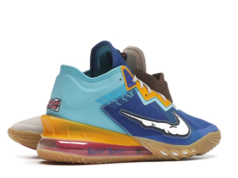 Nike LeBron 18 Low Wile E. vs Roadrunner Space Jam