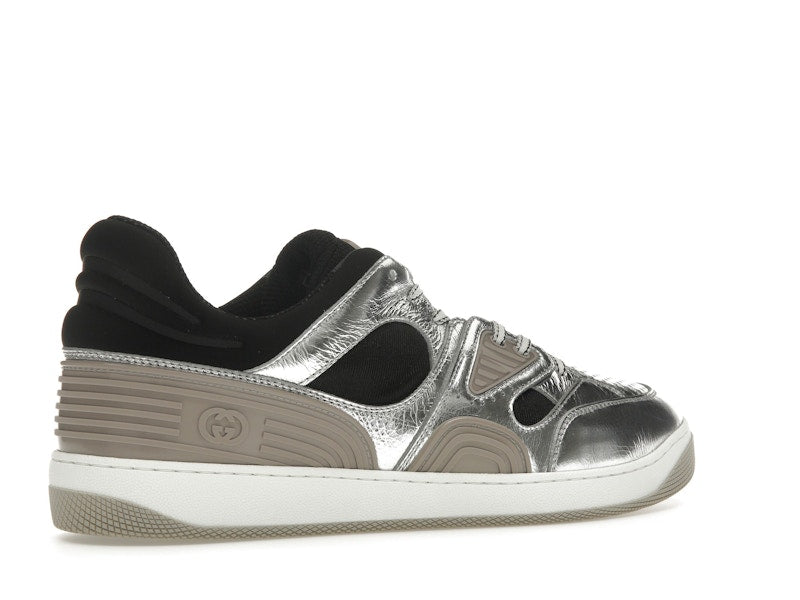 Gucci Basket Low Silver Black