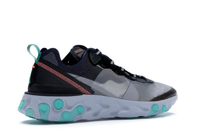 Nike React Element 87 Black Neptune Green