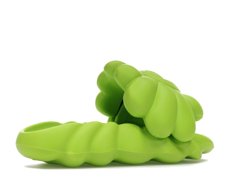 Takashi Murakami Ohana Full-Bloom Slide Lime Zest