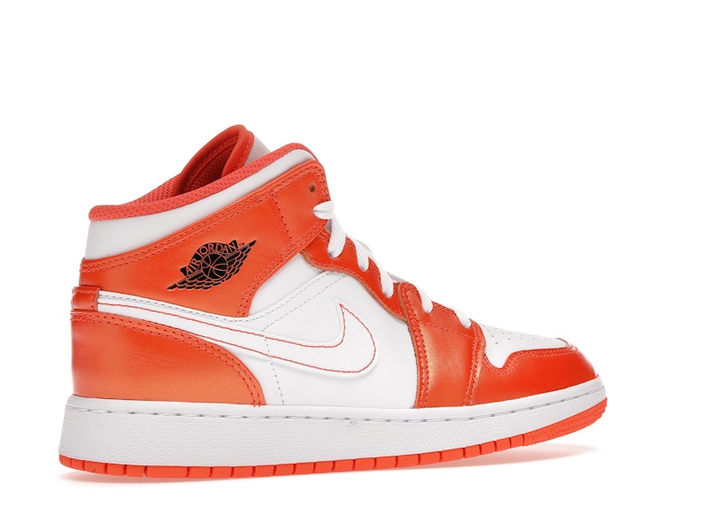 Jordan 1 Mid Metallic Orange (GS)