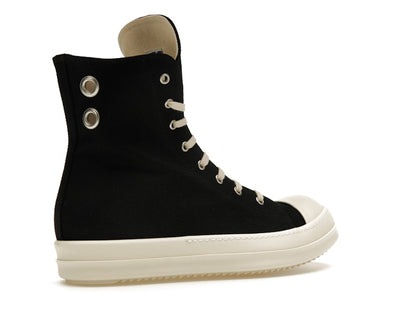 Rick Owens DRKSHDW High Top Black Milk