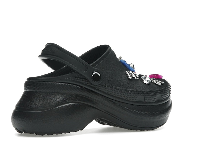 Balenciaga x Crocs Mule Black Multicolor Jibbitz (Women's)