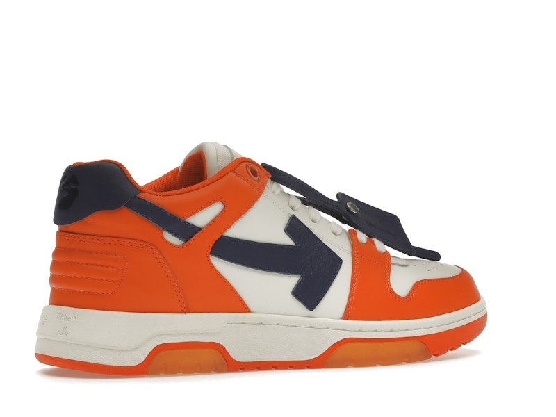 OFF-WHITE Out Of Office OOO Low Tops White Orange Blue