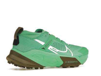Nike ZoomX Zegama Trail Spring Green Olive Flak Black White