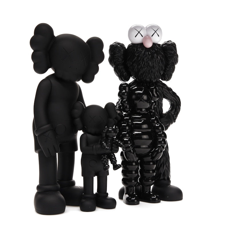 KAWS Family Vinyl Figures Black